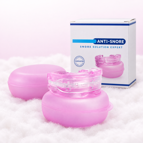 Snorrless beugel roze met bewaardoosje en verpakking