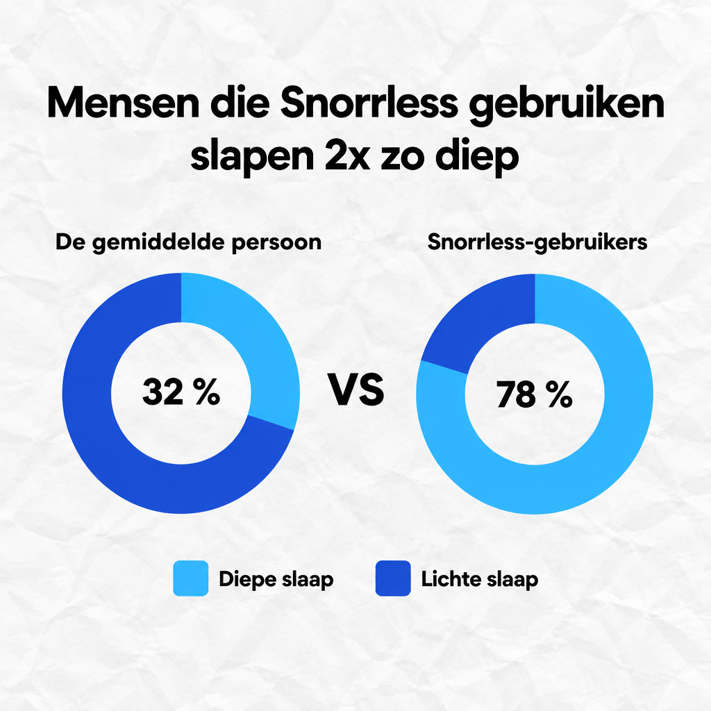 Snorrless-gebruikers slapen dieper